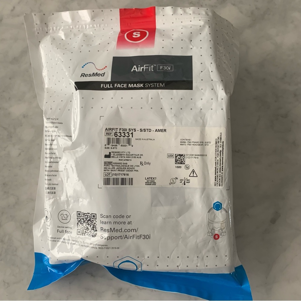 Air fit f 30i system small face mask 63331